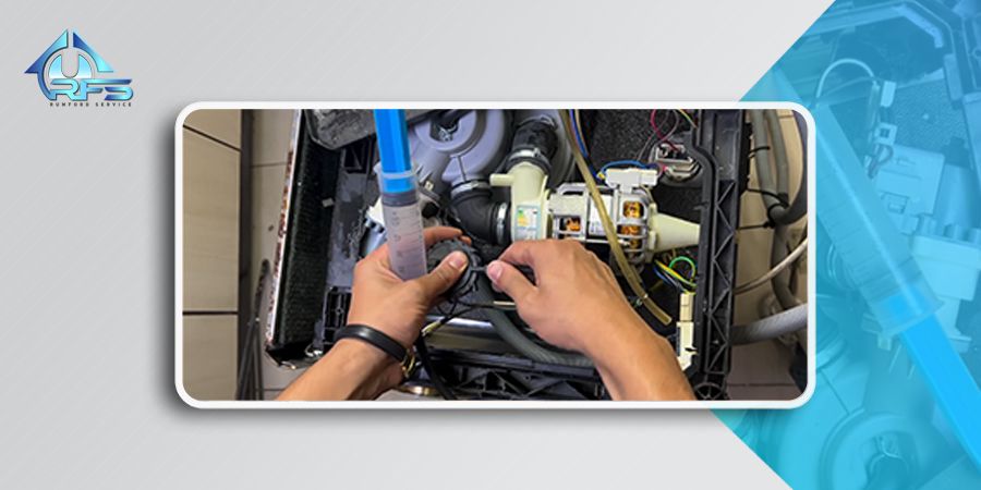 مرحله اول تست سلامت هیدروستات | تعمیر نشتی ظرفشویی